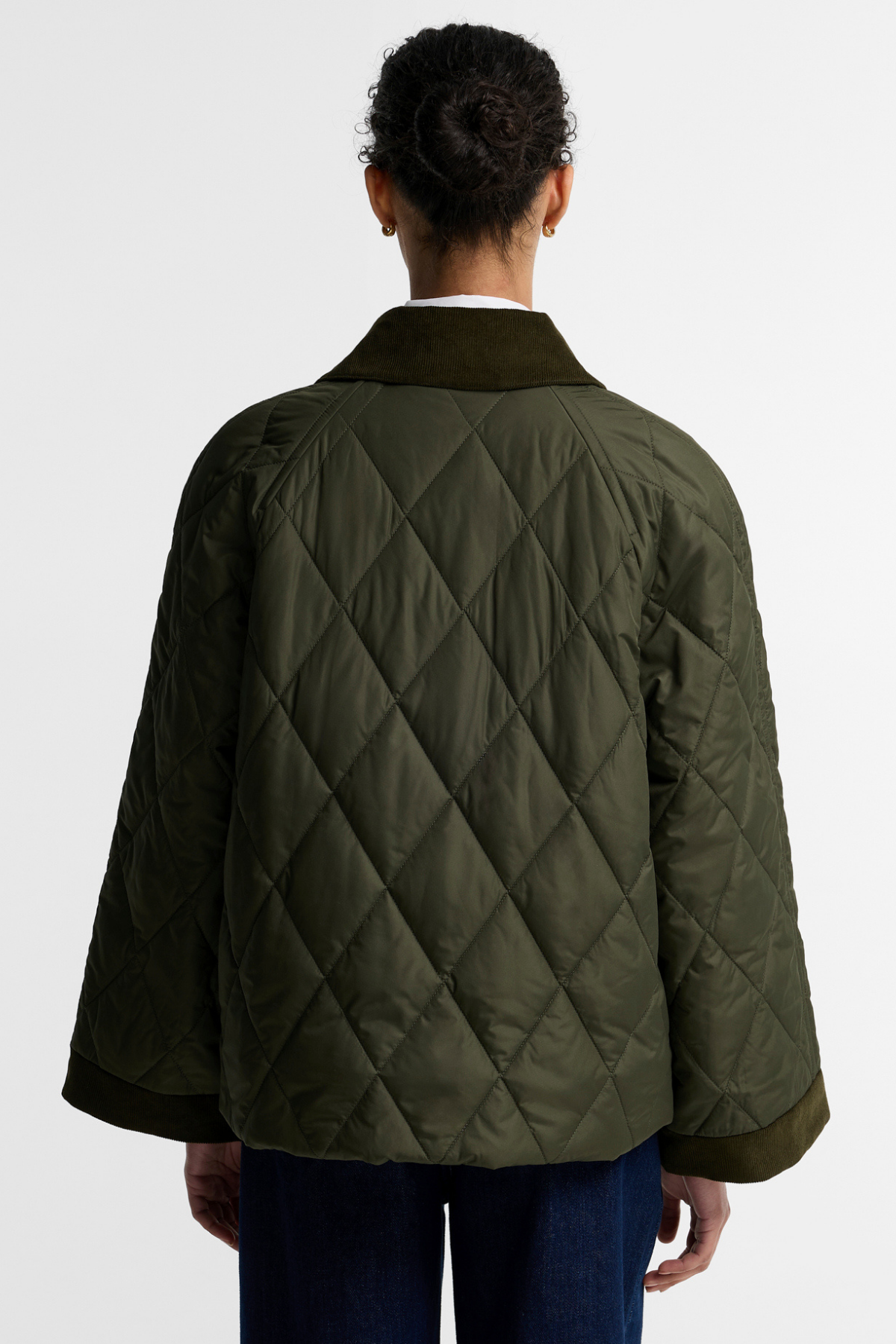 Barbour Kilnwick Kapitone Ceket OL71 Olive Shadow Classic