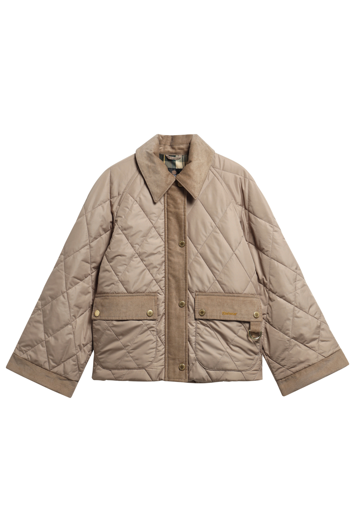 Barbour Kilnwick Kapitone Ceket SN31 Lt Trench/Ancient