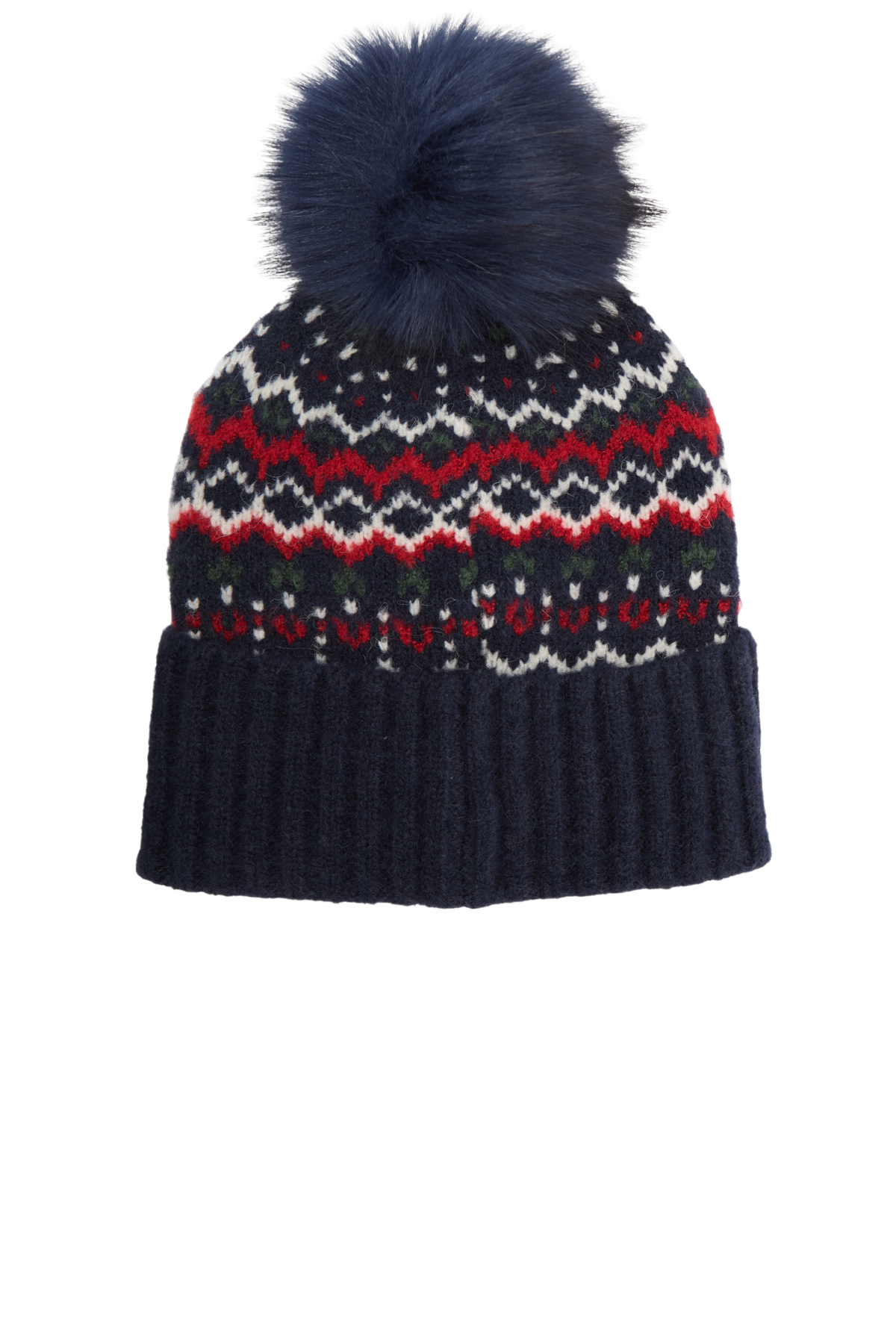 Barbour Kingsford Fairisle Bere NY71 Navy