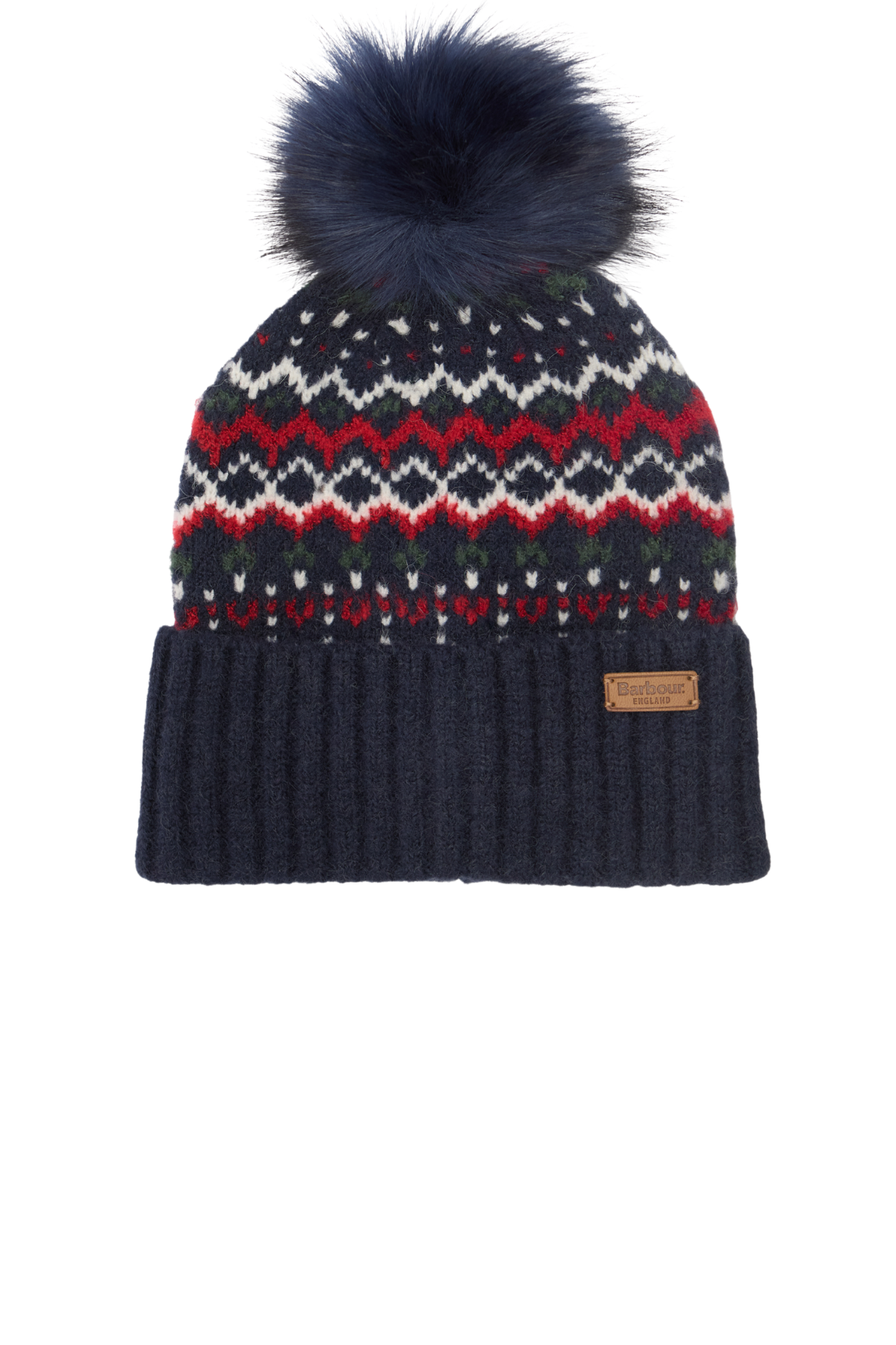 Barbour Kingsford Fairisle Bere NY71 Navy