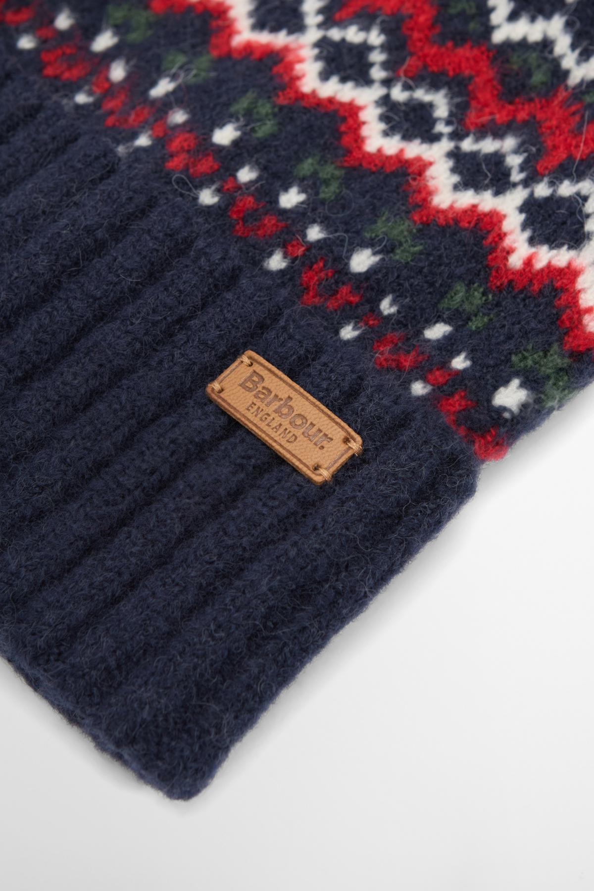 Barbour Kingsford Fairisle Bere NY71 Navy