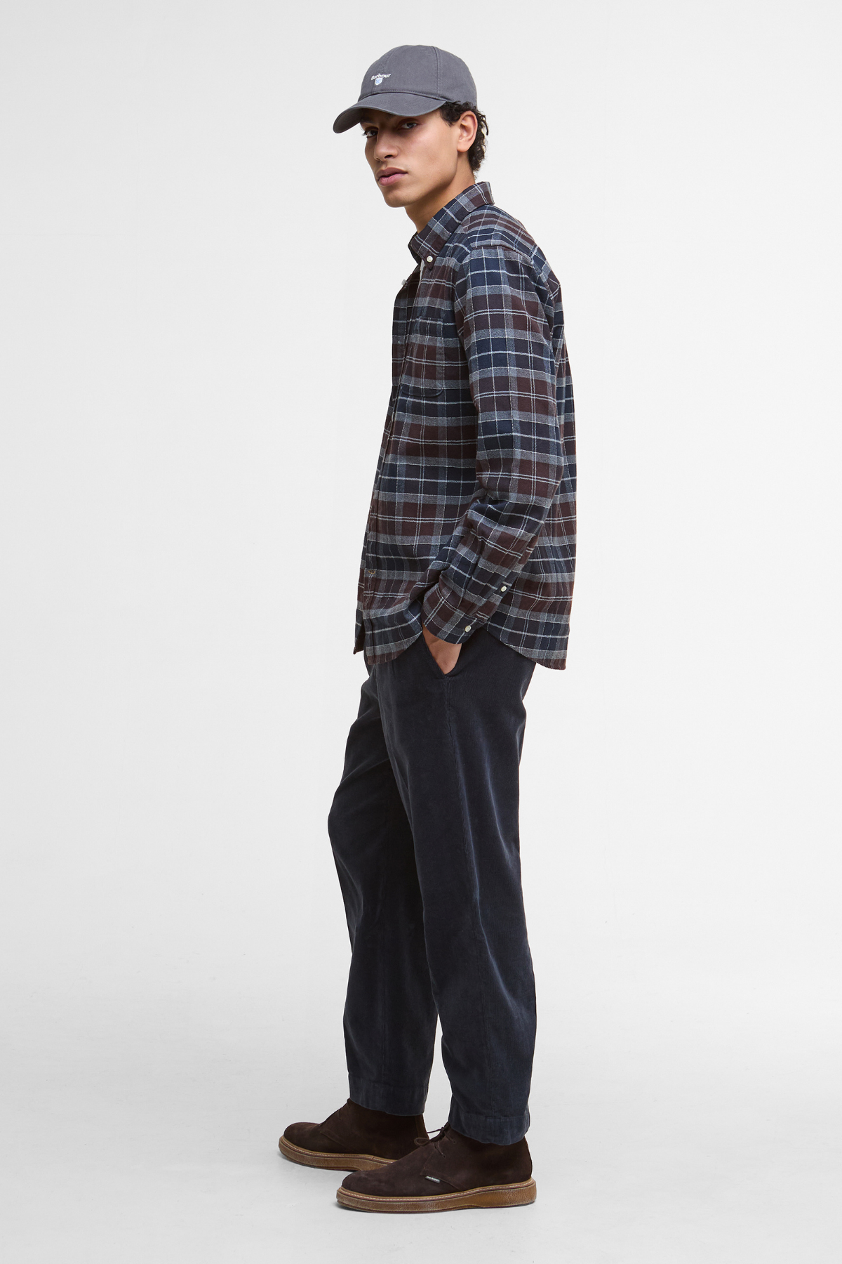 Barbour Kyeloch Tailored Gömlek TN38 Midnight Oak Tartan