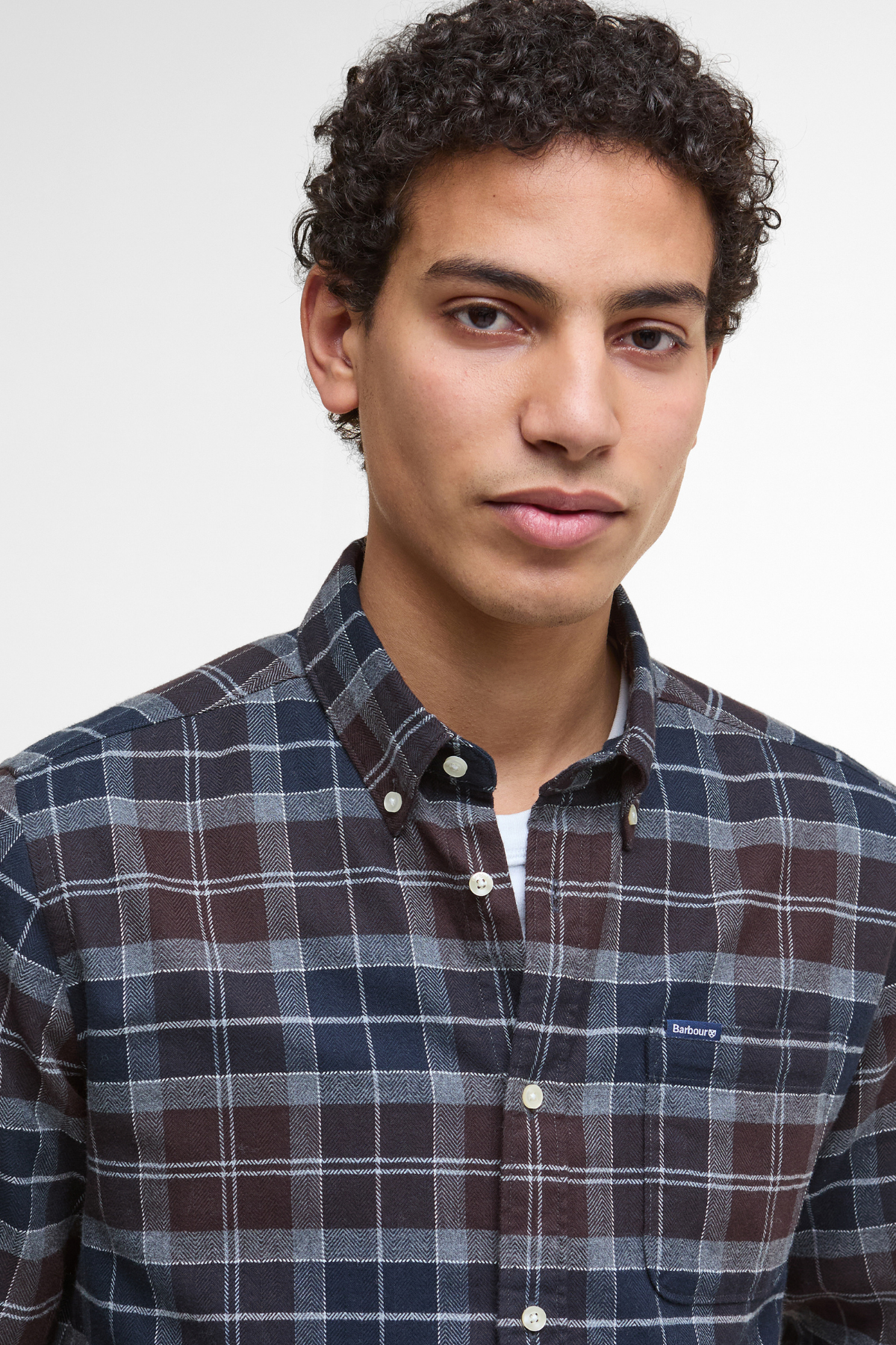 Barbour Kyeloch Tailored Gömlek TN38 Midnight Oak Tartan