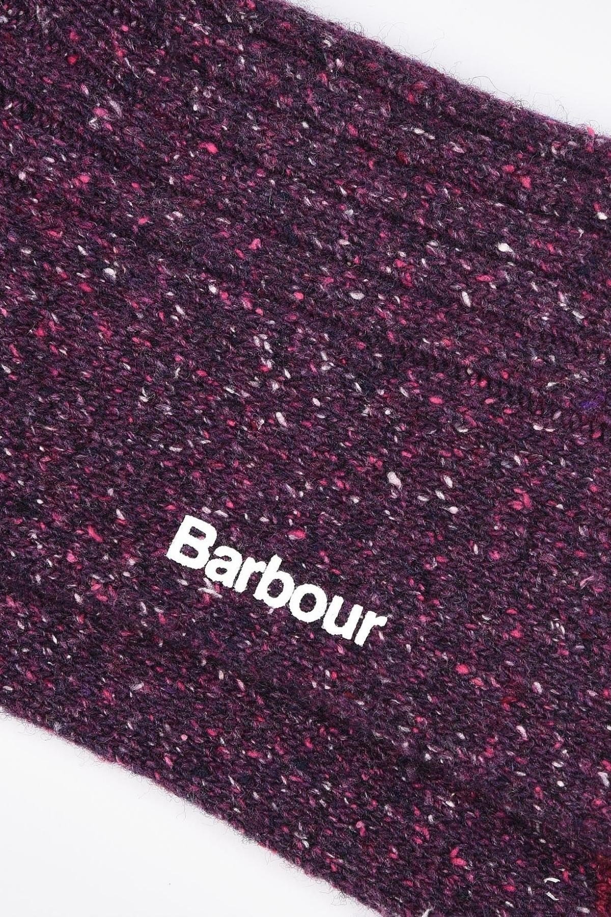 Barbour Ladies Houghton Çorap PI17 Berry