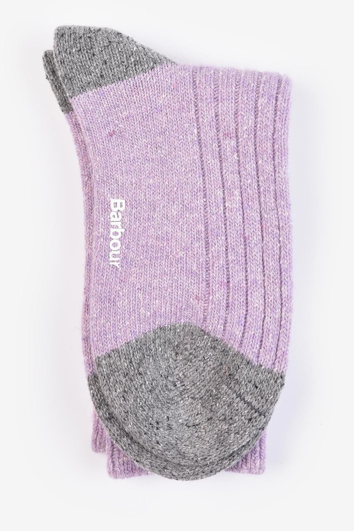 Barbour Ladies Houghton Çorap PU35 Lilac