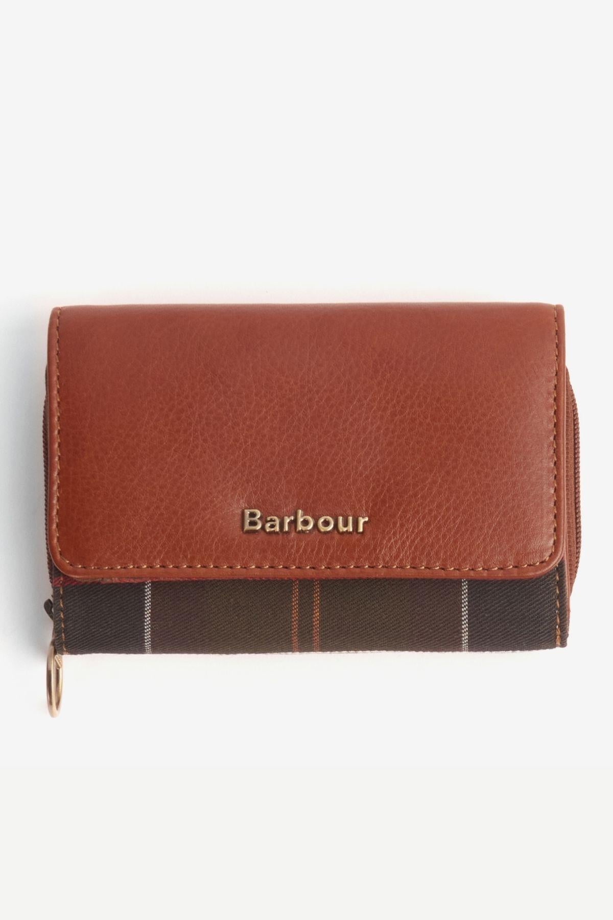 Barbour Laire Deri Fransız Cüzdan BR11 Brown/Classic