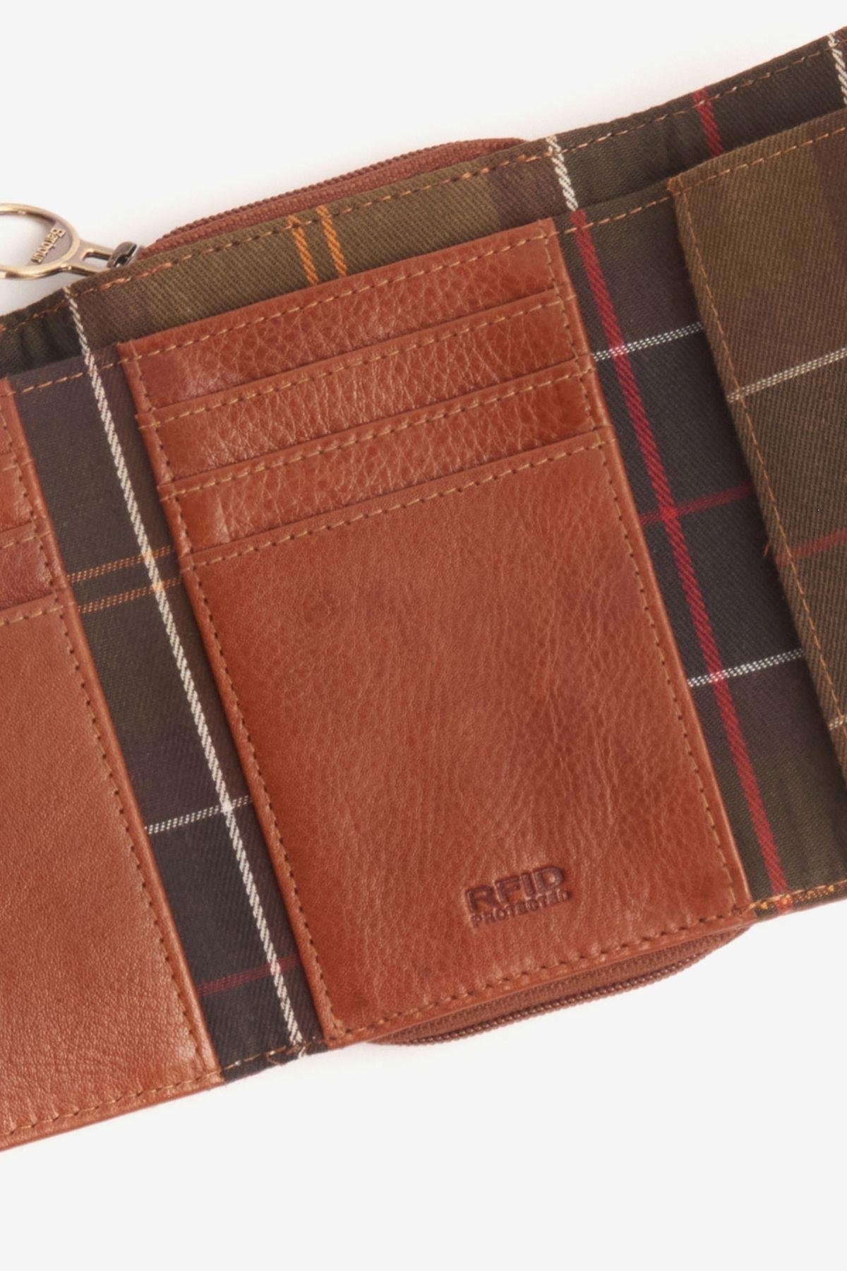 Barbour Laire Deri Fransız Cüzdan BR11 Brown/Classic