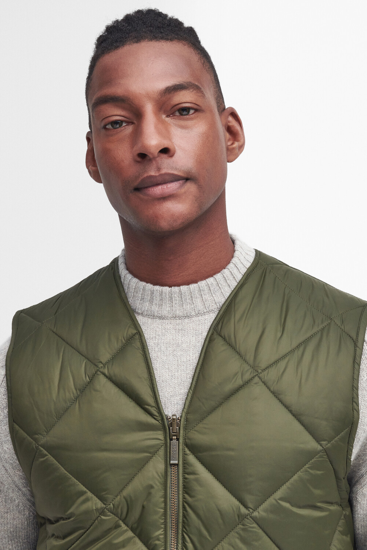 Barbour Large Box Kapitone İçlik-Yelek - Bedale, Beaufort, Ashby ve Bristol ceketler ile uyumludur GN55 Forest Green/Classic
