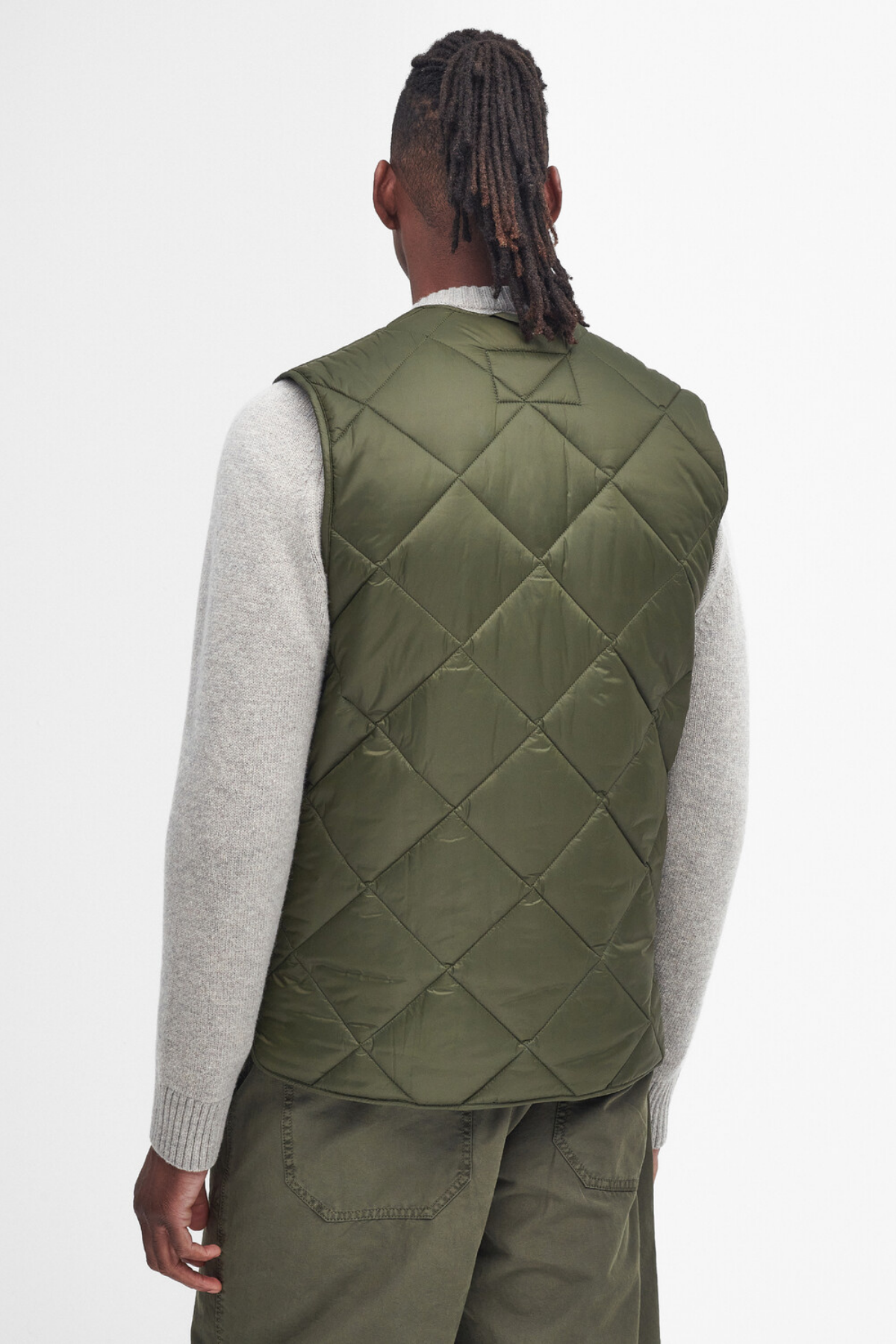 Barbour Large Box Kapitone İçlik-Yelek - Bedale, Beaufort, Ashby ve Bristol ceketler ile uyumludur GN55 Forest Green/Classic