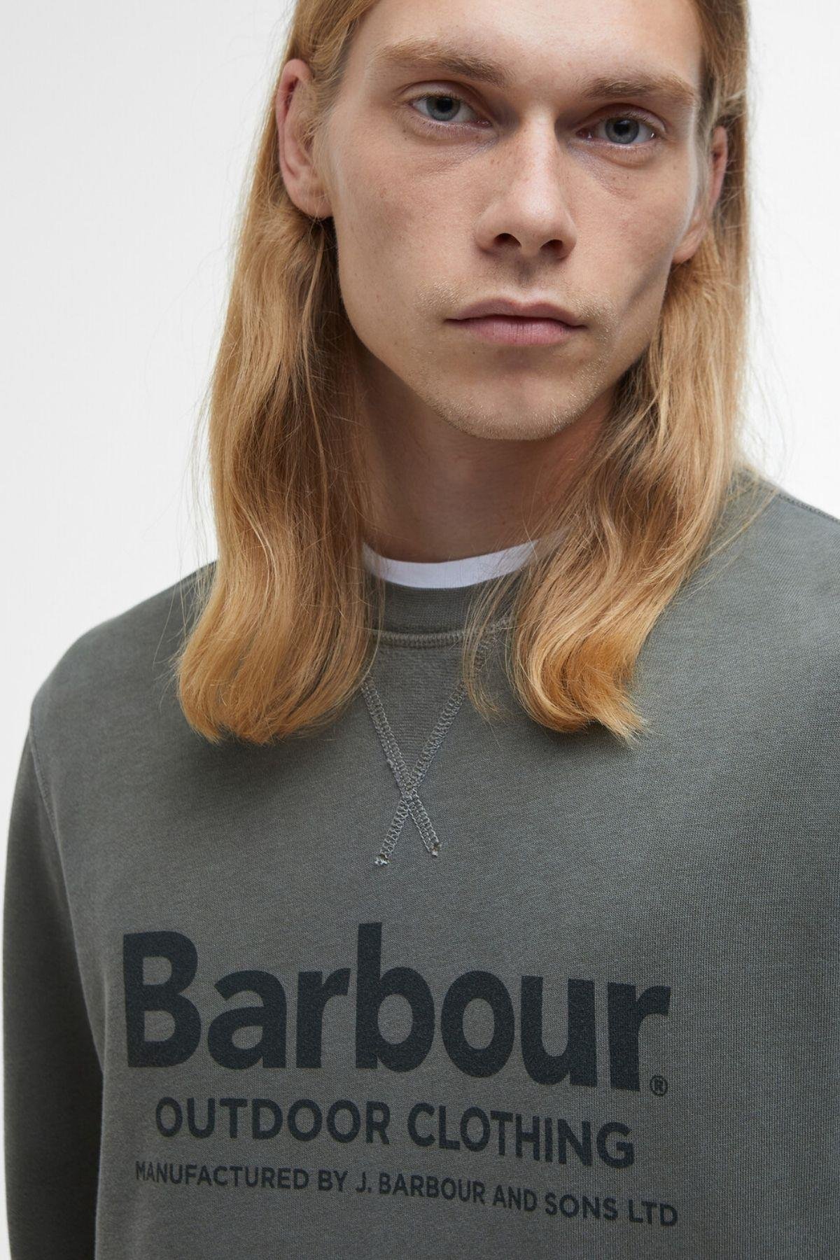 Barbour Larkhill Sweatshirt OL71 Light Sage