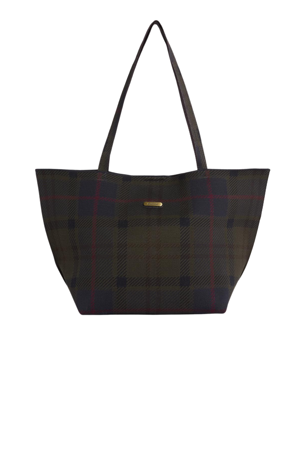Barbour Layla Tartan Large Kol Çantası TN43 Shadow Classic Tartan