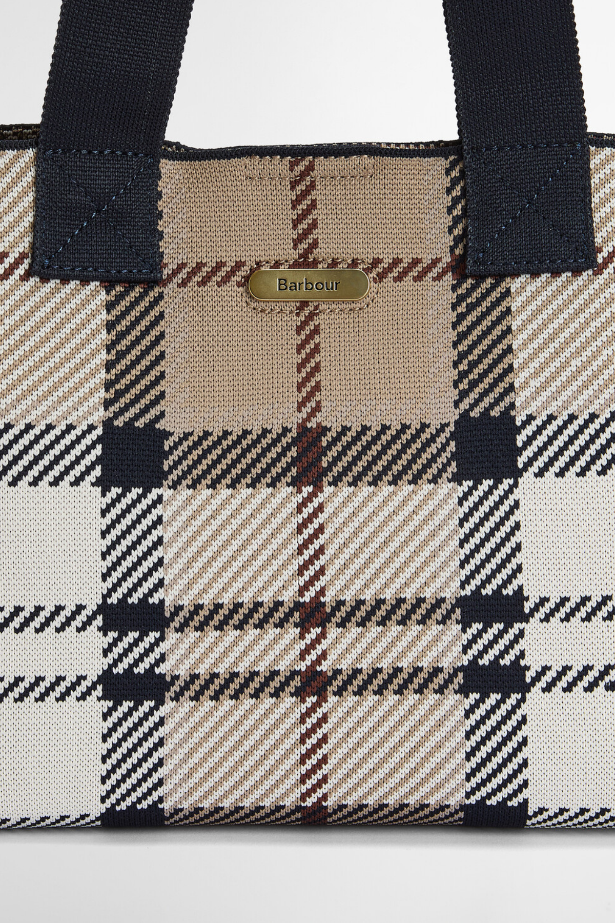 Barbour Layla Tartan Mini Kol Çantası BE71 Rosewood Tartan