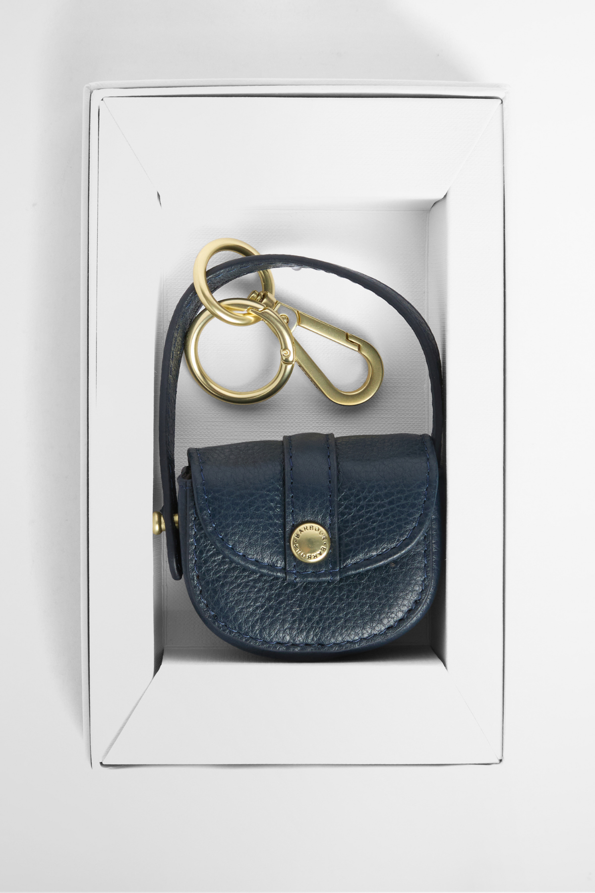 Barbour Leather Mini Elm Charm NY71 Navy
