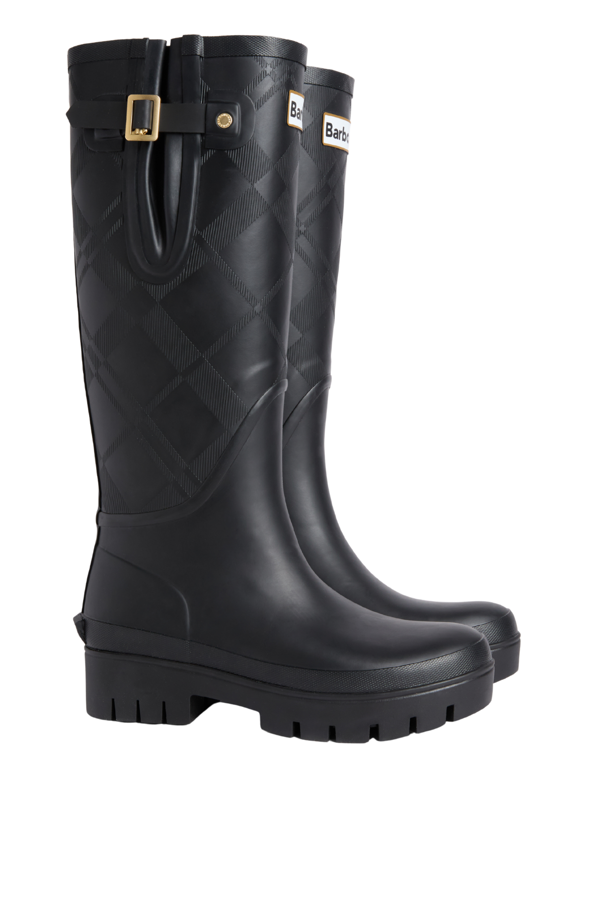 Barbour Leighton Tartan Çizme BK11 Black