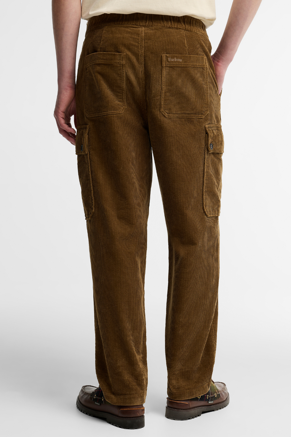 Barbour Leonard Cord Kargo Pantolon BR91 Sepia