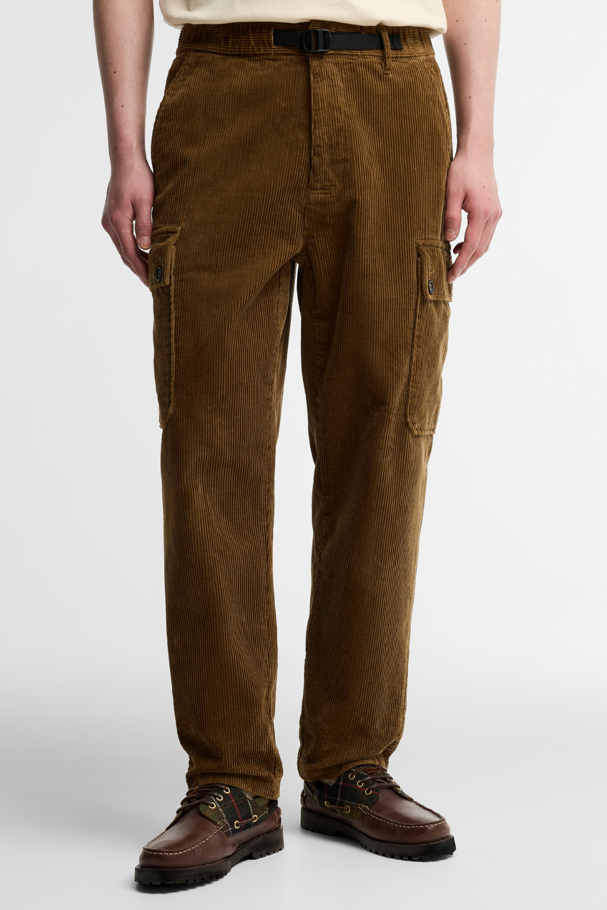 Barbour Leonard Cord Kargo Pantolon BR91 Sepia