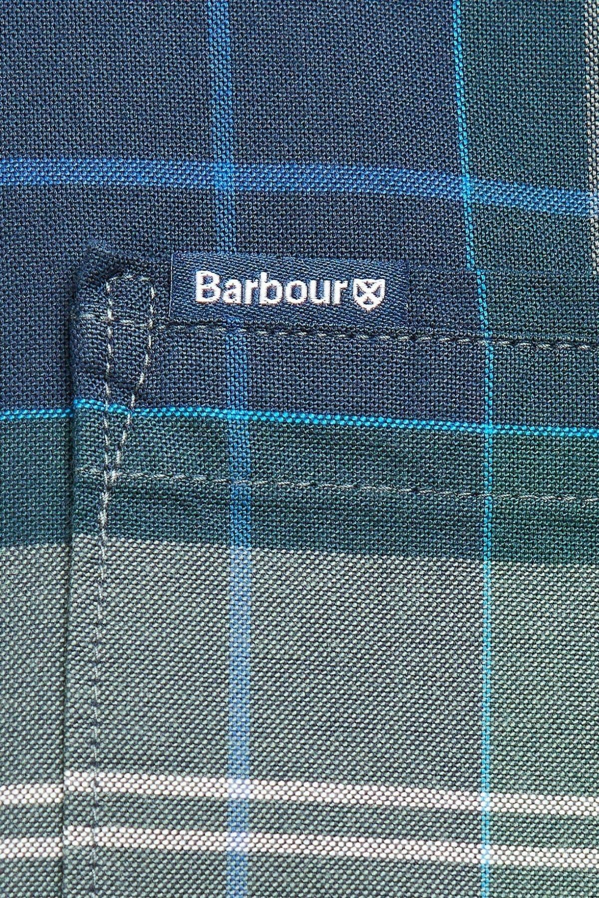 Barbour Lewis Tailored Gömlek TN29 Kielder Blue Tartan