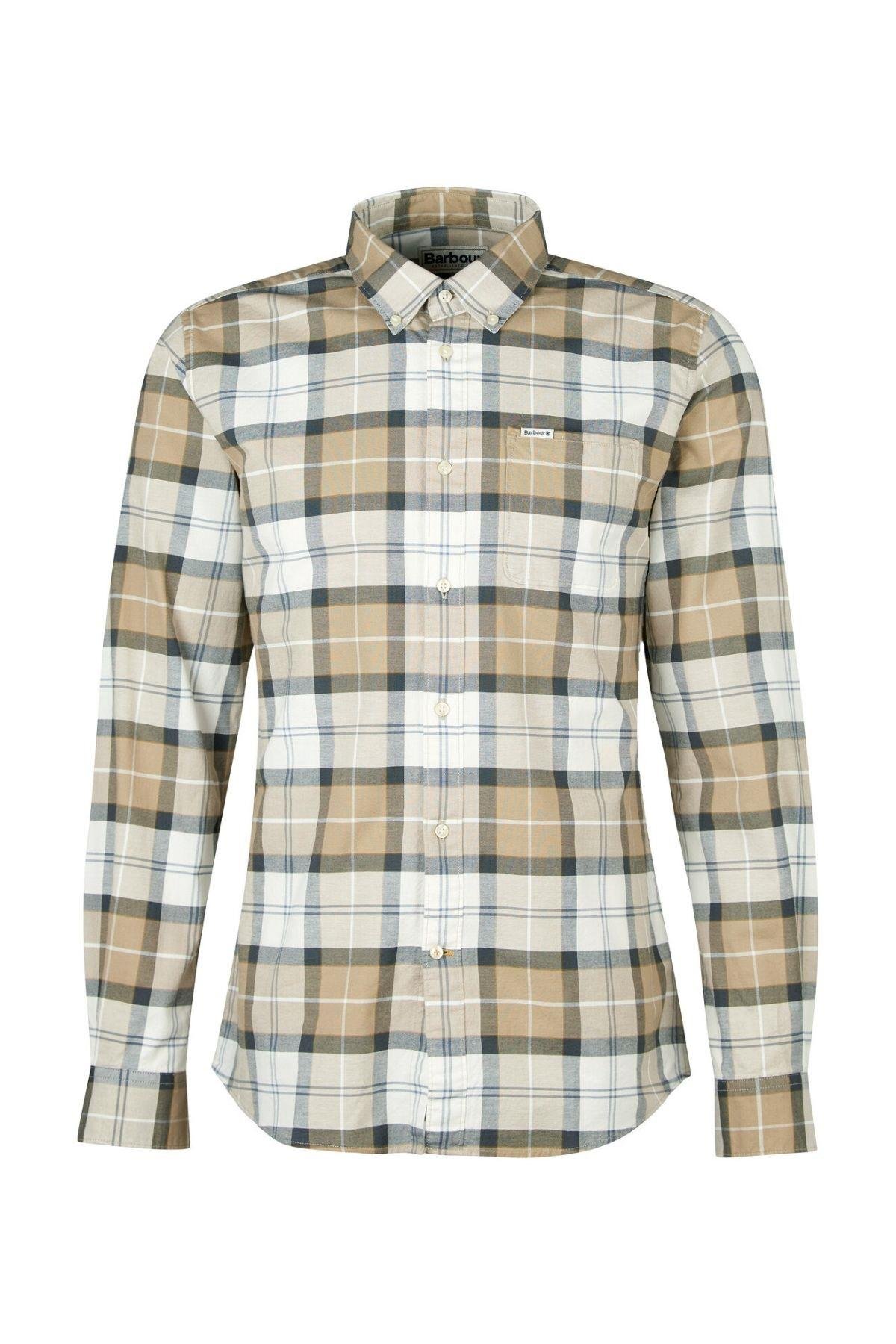 Barbour Lewis Tailored Gömlek TN88 Amble Sand Tartan