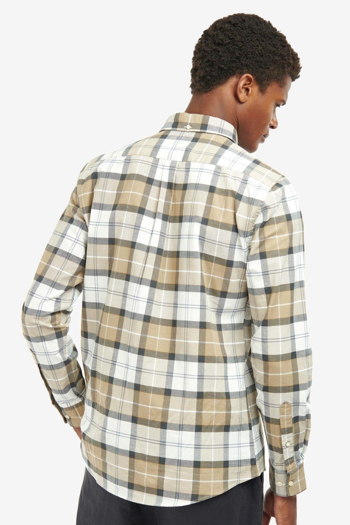 Barbour Lewis Tailored Gömlek TN88 Amble Sand Tartan