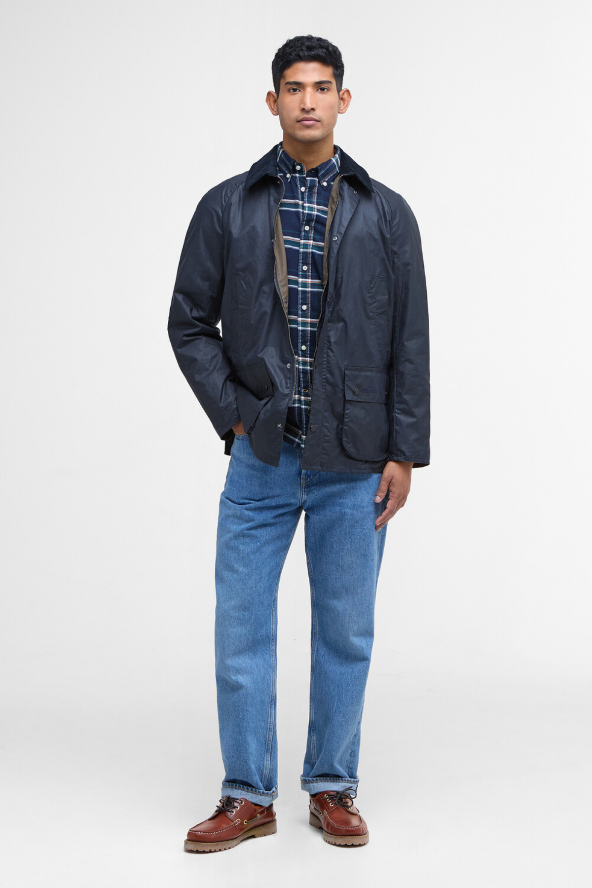 Barbour Lightweight (4oZ) Ashby Yağlı Ceket NY51 Royal Navy
