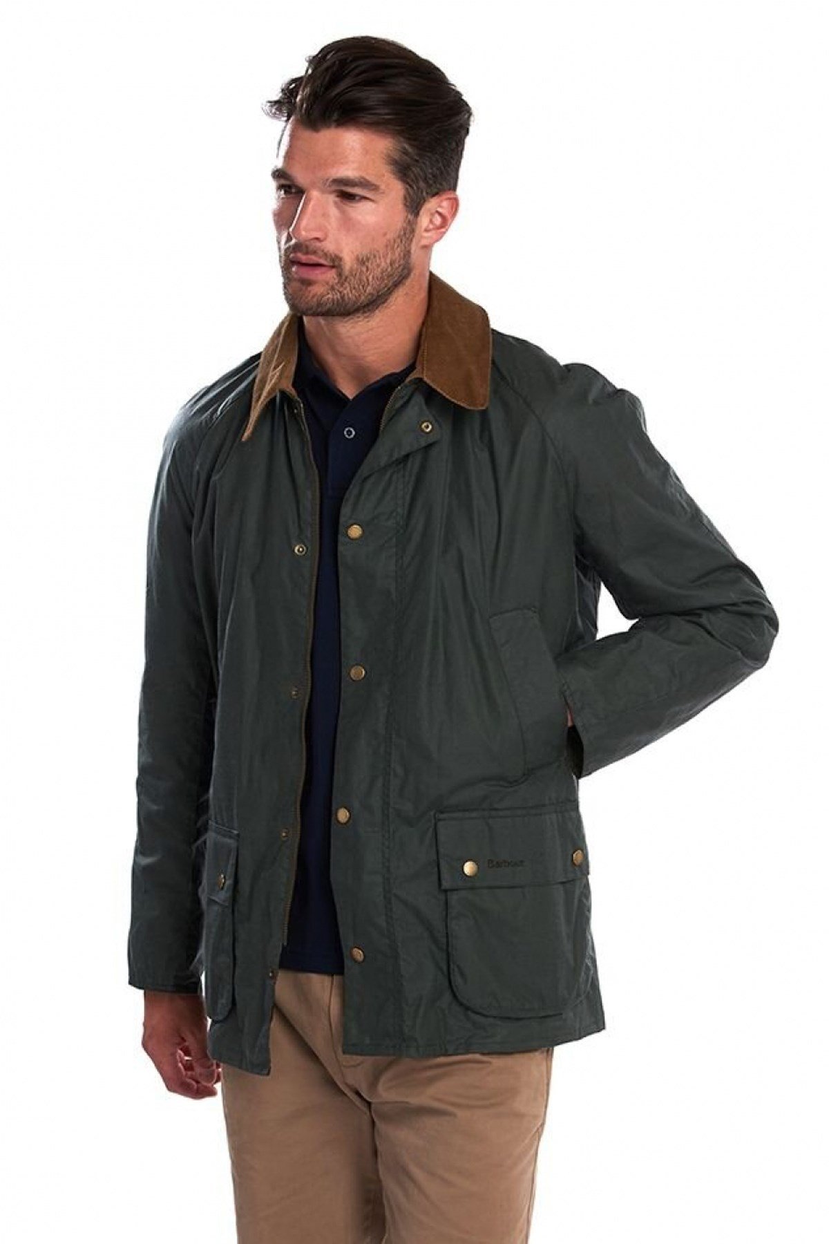 Barbour Lightweight (4oZ) Ashby Yağlı Ceket GN31 Forest Green