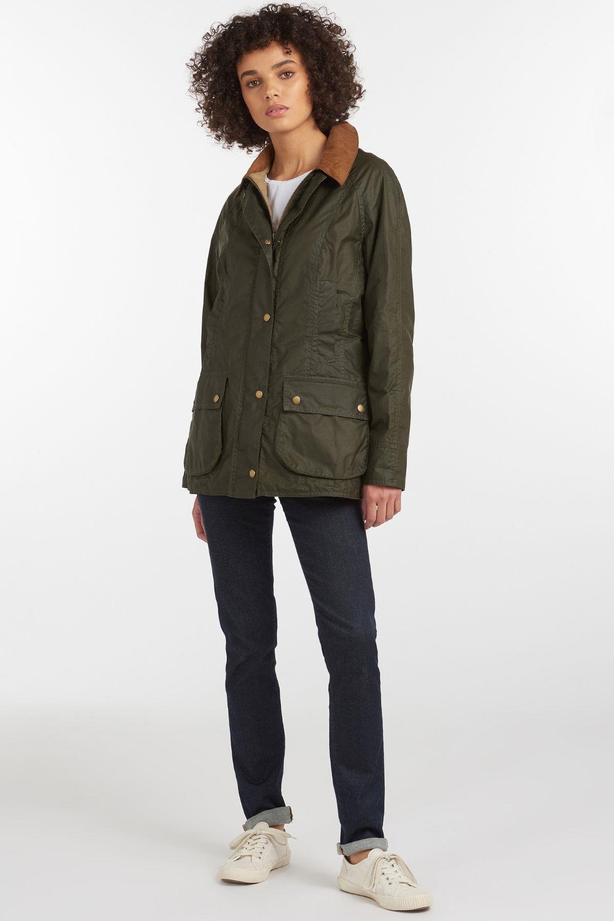 Barbour Lightweight (4oz) Beadnell Yağlı Ceket OL51 Archive Olive
