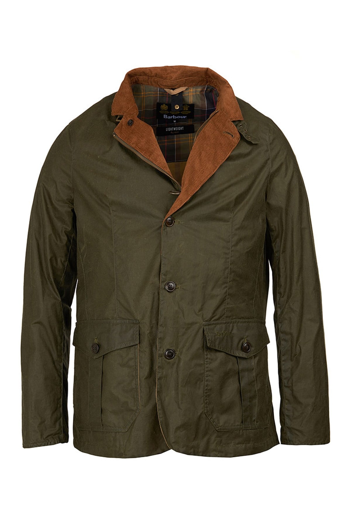 Barbour Lightweight Sander Yağlı ceket OL51 Archive Olive