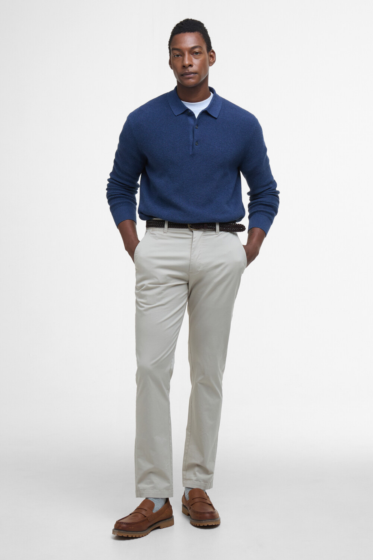 Barbour Lightweight Stretch Chino Pantolon GY18 Mist