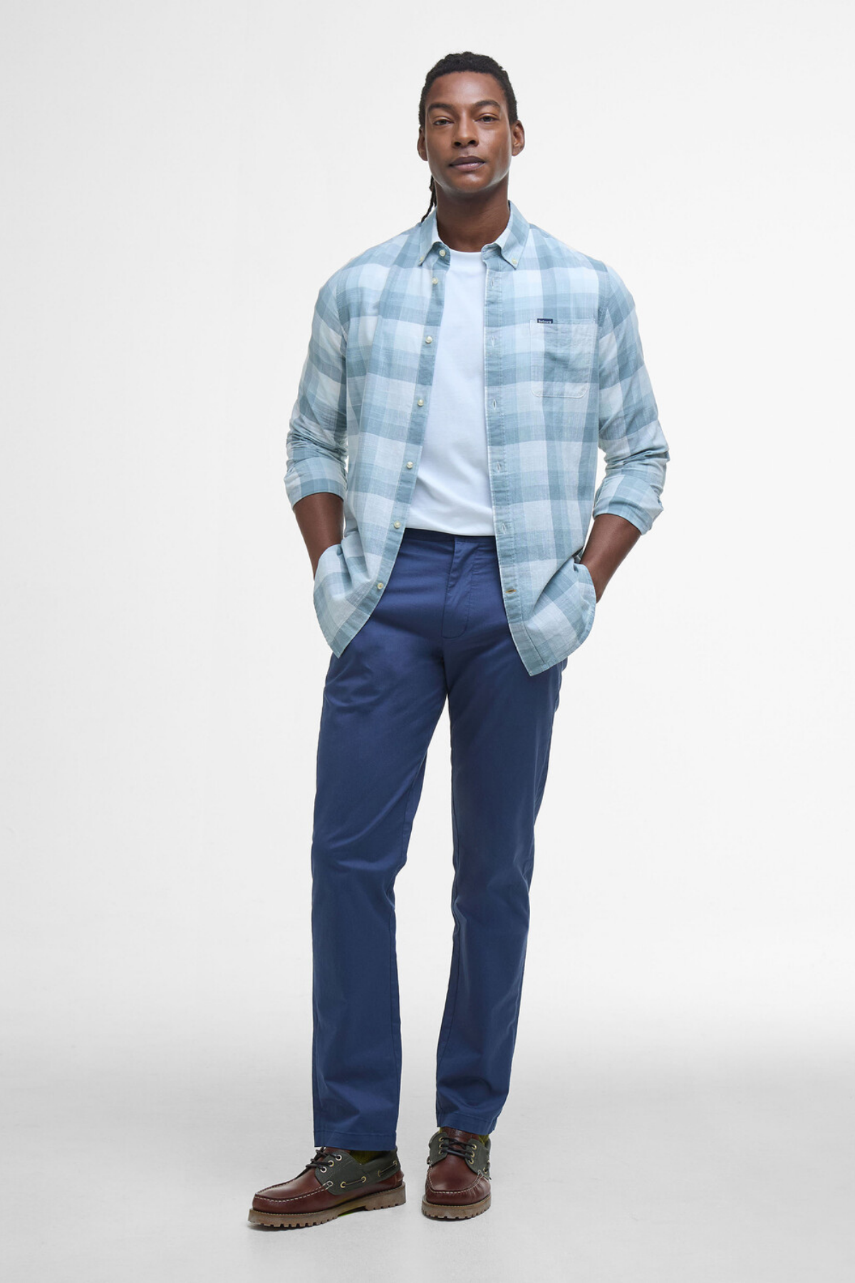 Barbour Lightweight Stretch Chino Pantolon BU74 Oceana