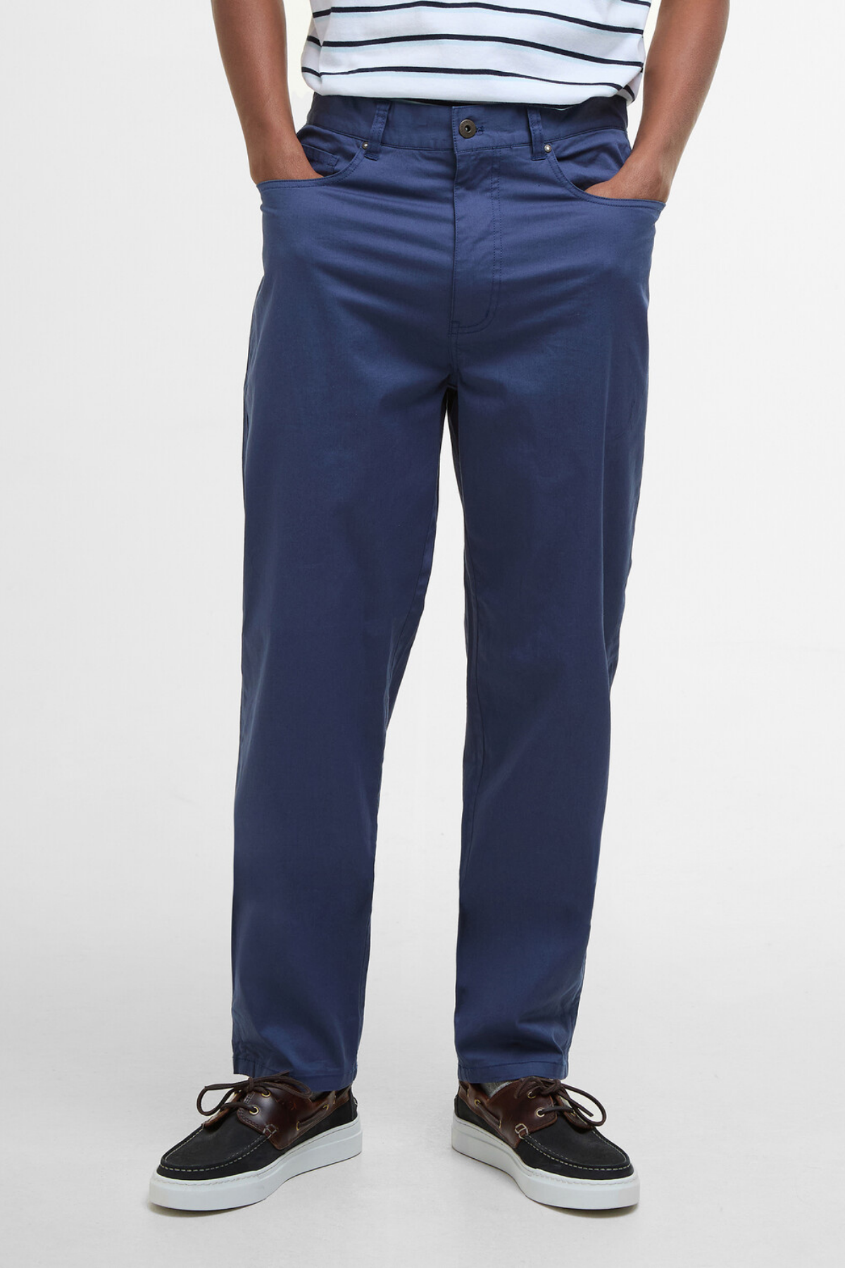 Barbour Lightweight Stretch Regular Fit Chino Pantolon BU74 Oceana