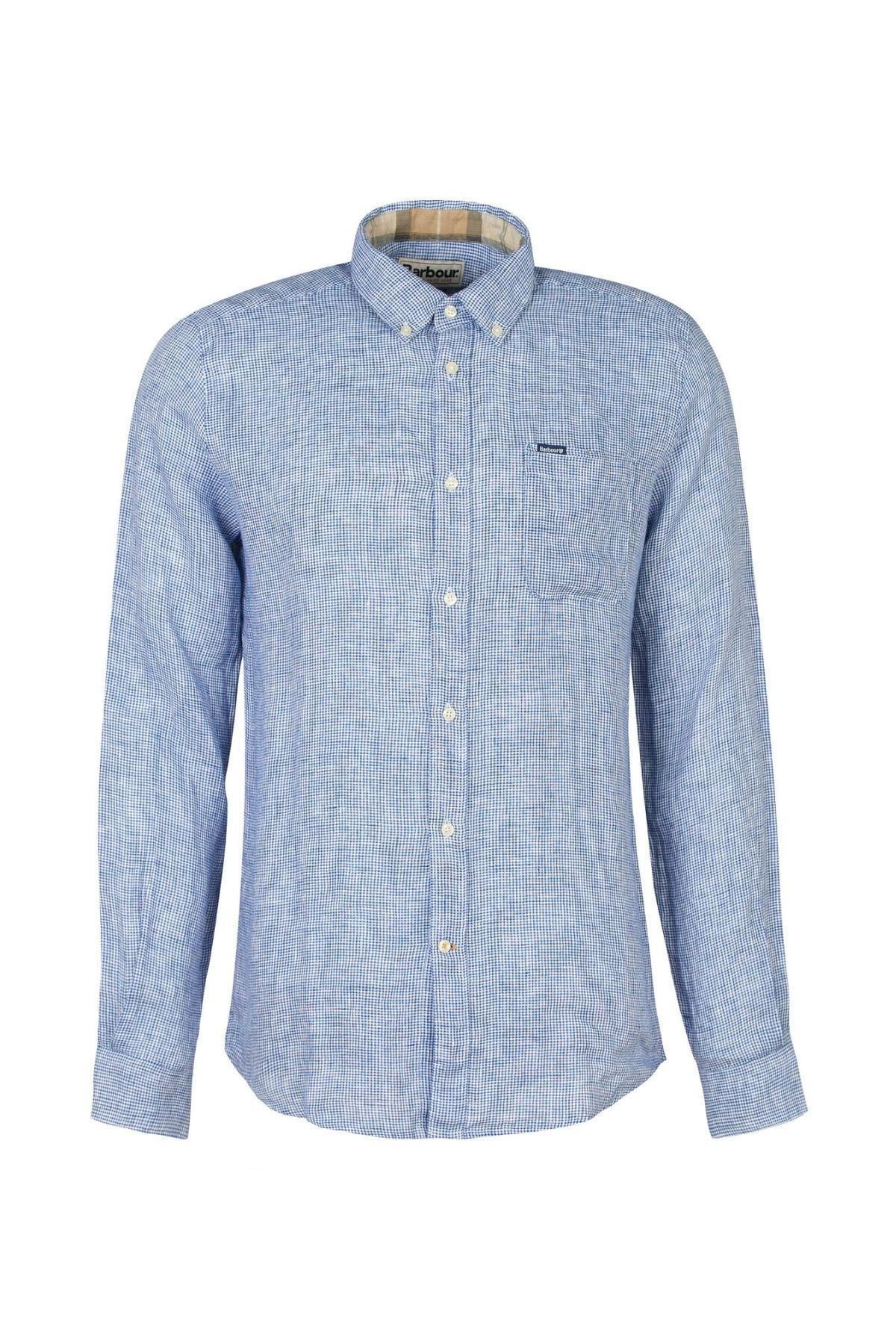 Barbour Linton Tailored Gömlek NY91 Navy