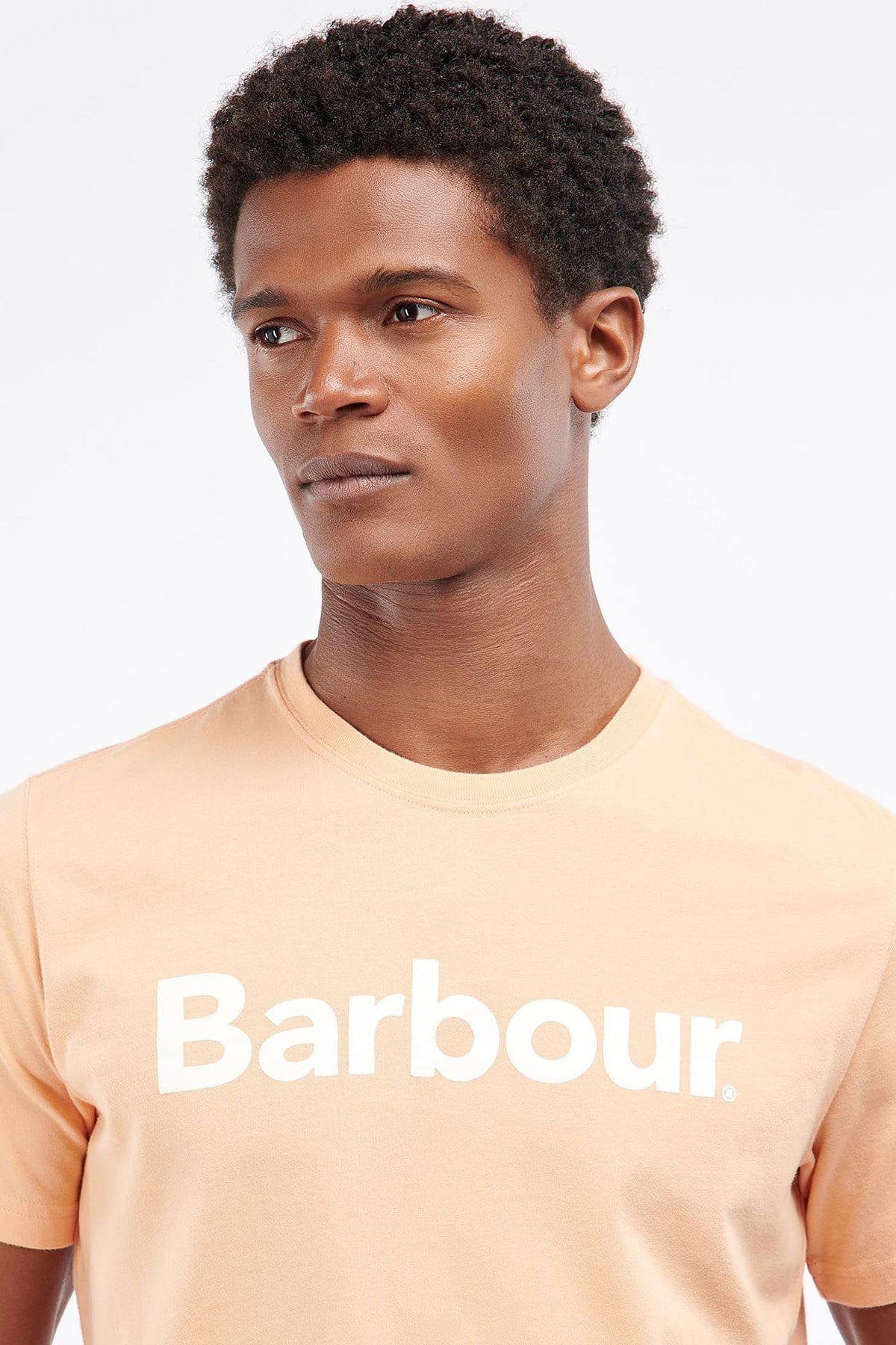 Barbour Logo T-Shirt Coral Sands