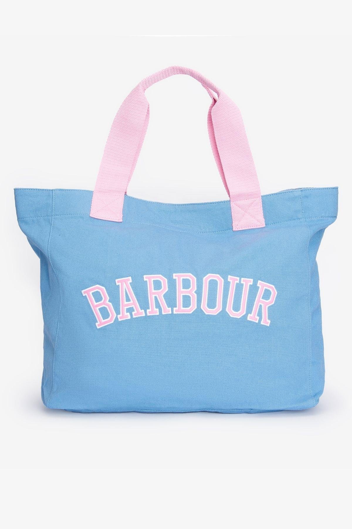 Barbour Logolu Plaj Çantası BL51 Chambray Blue