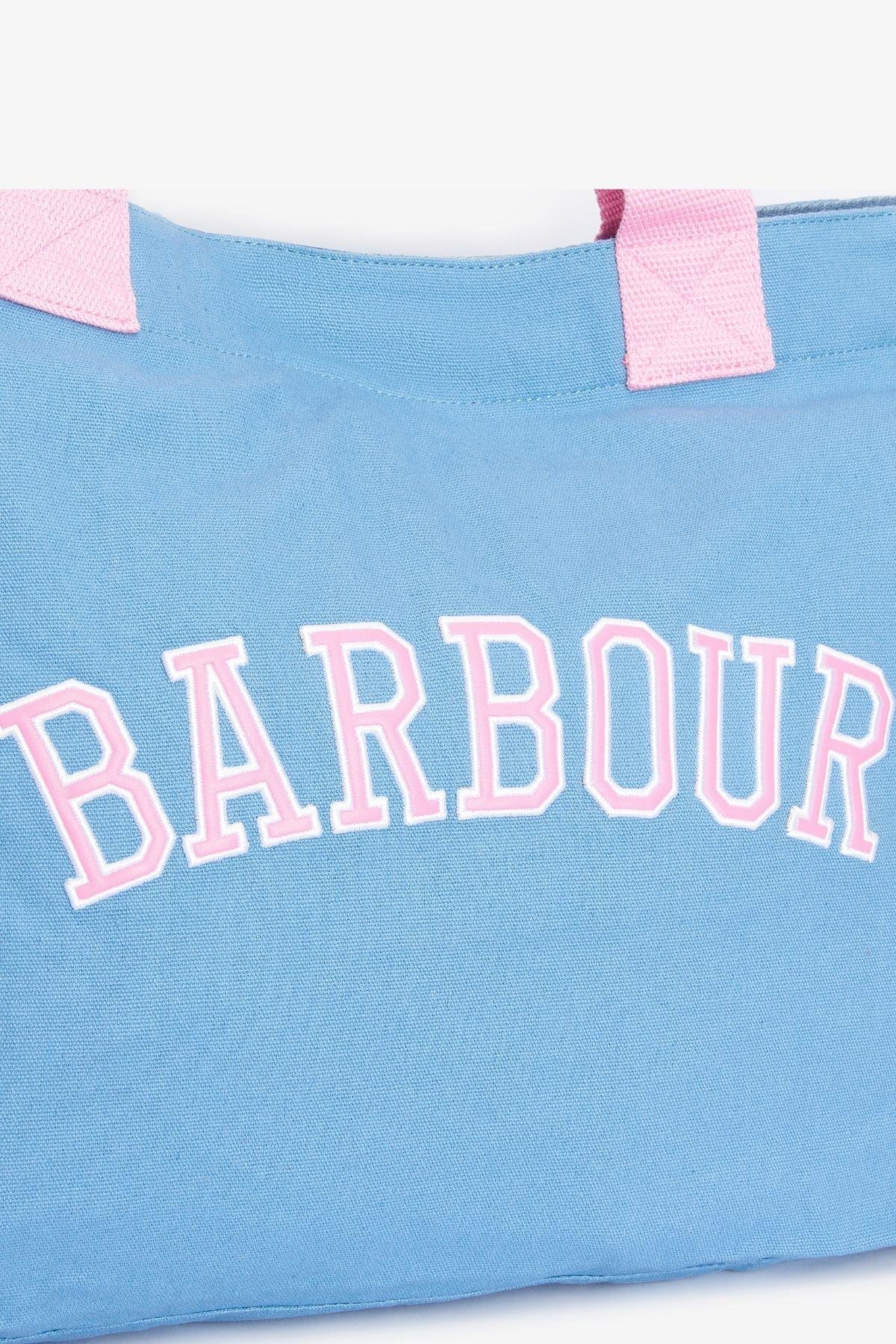 Barbour Logolu Plaj Çantası BL51 Chambray Blue