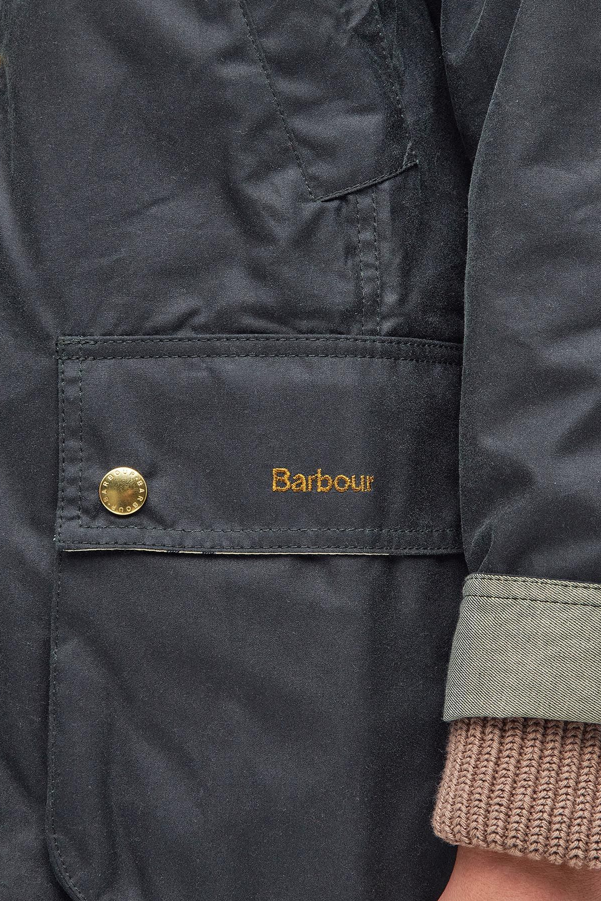Barbour Long Beadnell Yağlı Ceket SG51 Sage-Ancient