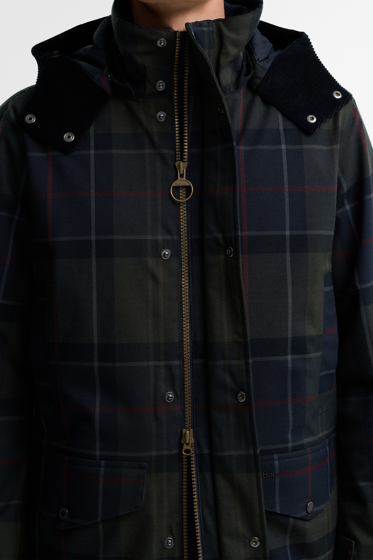 Barbour Lonnen Tartan Waterproof Ceket NY91 Shadow Classic Tartan