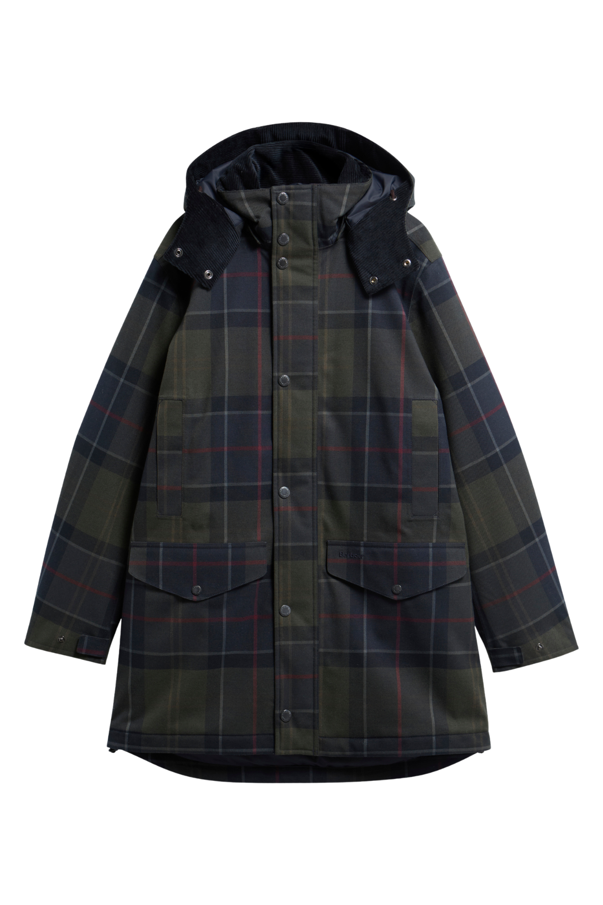 Barbour Lonnen Tartan Waterproof Ceket NY91 Shadow Classic Tartan