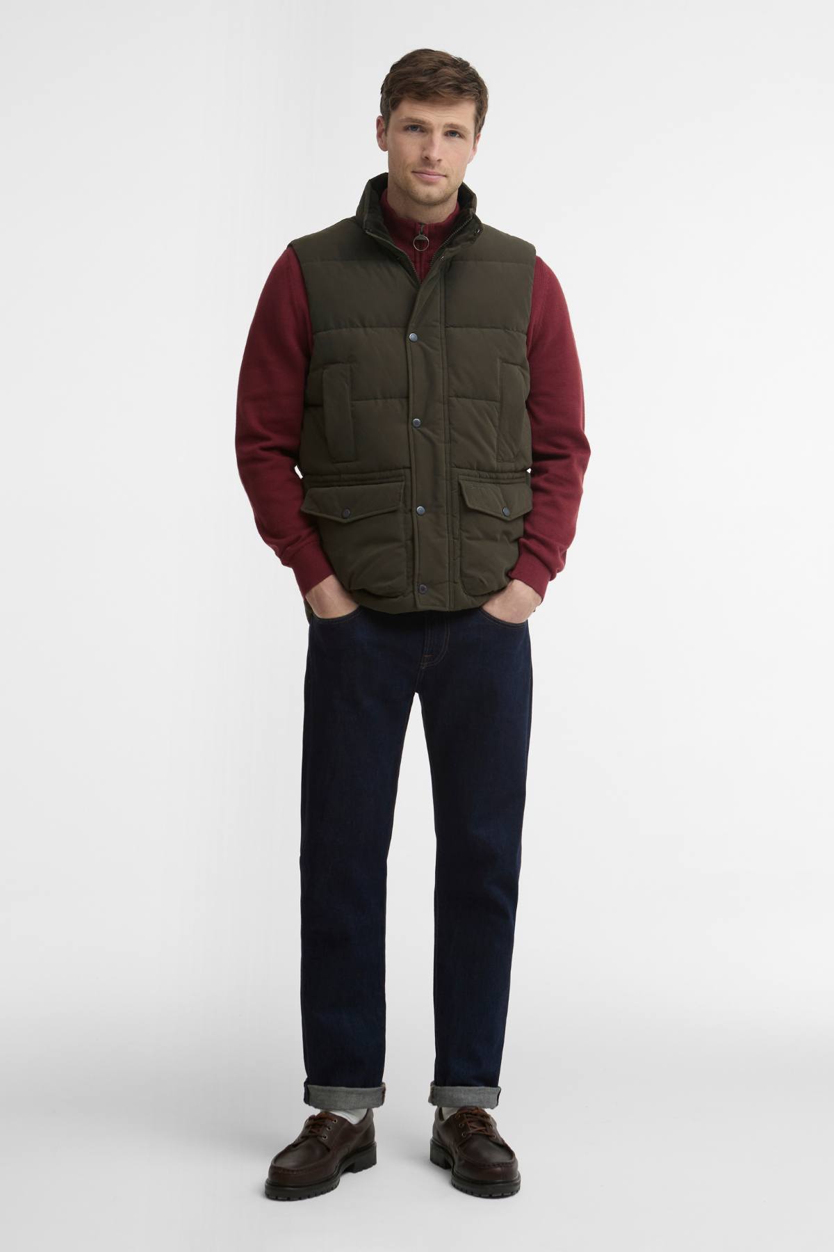 Barbour Lonnen Yelek SG92 Dark Sage