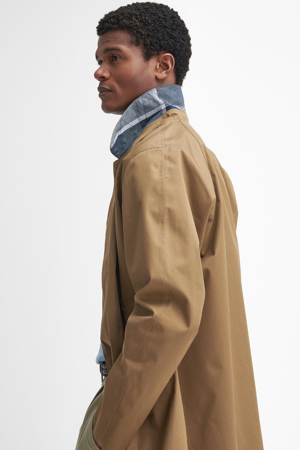 Barbour Lorden Waterproof Yağmurluk BE54 Sand/Blue Granite Tartan
