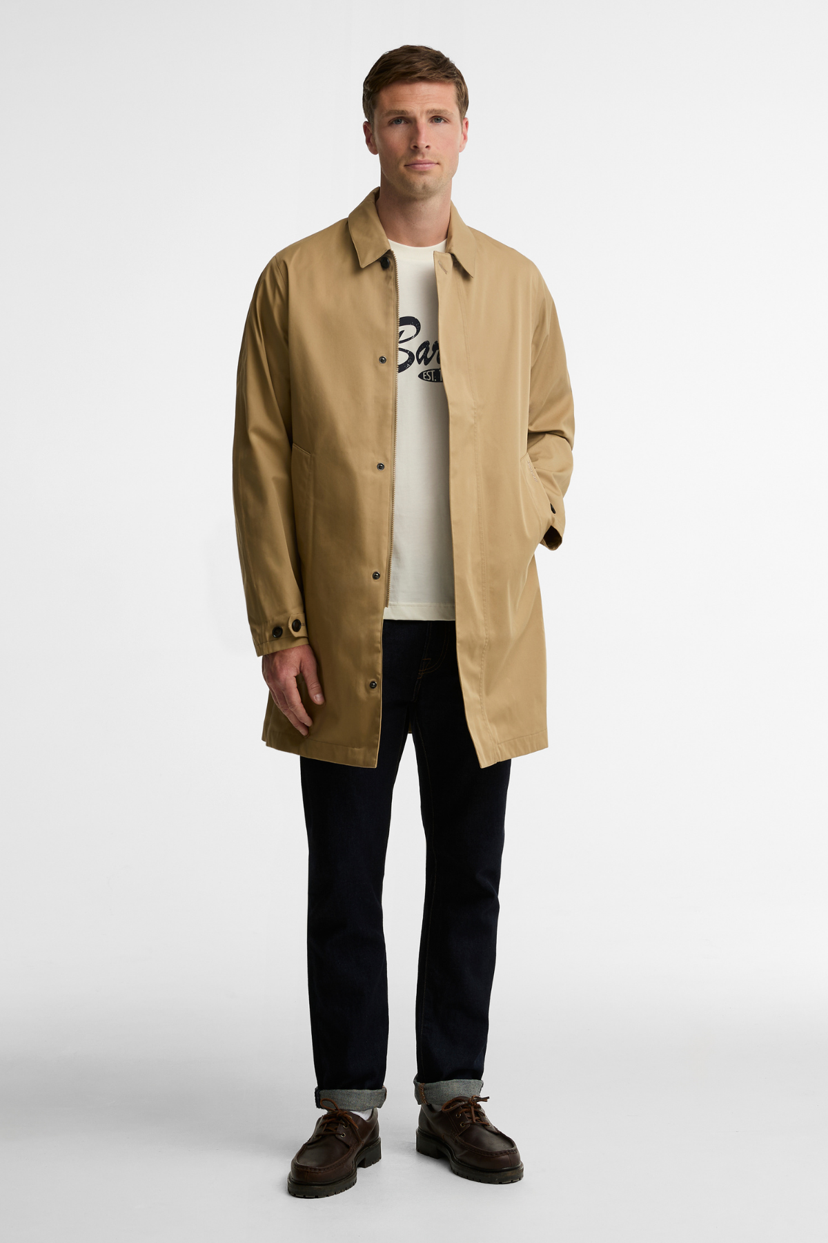 Barbour Lorig Mac Waterproof Ceket BE52 Trench