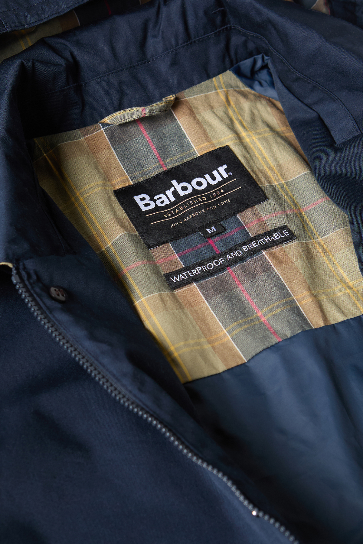 Barbour Lorig Mac Waterproof Ceket NY71 Navy