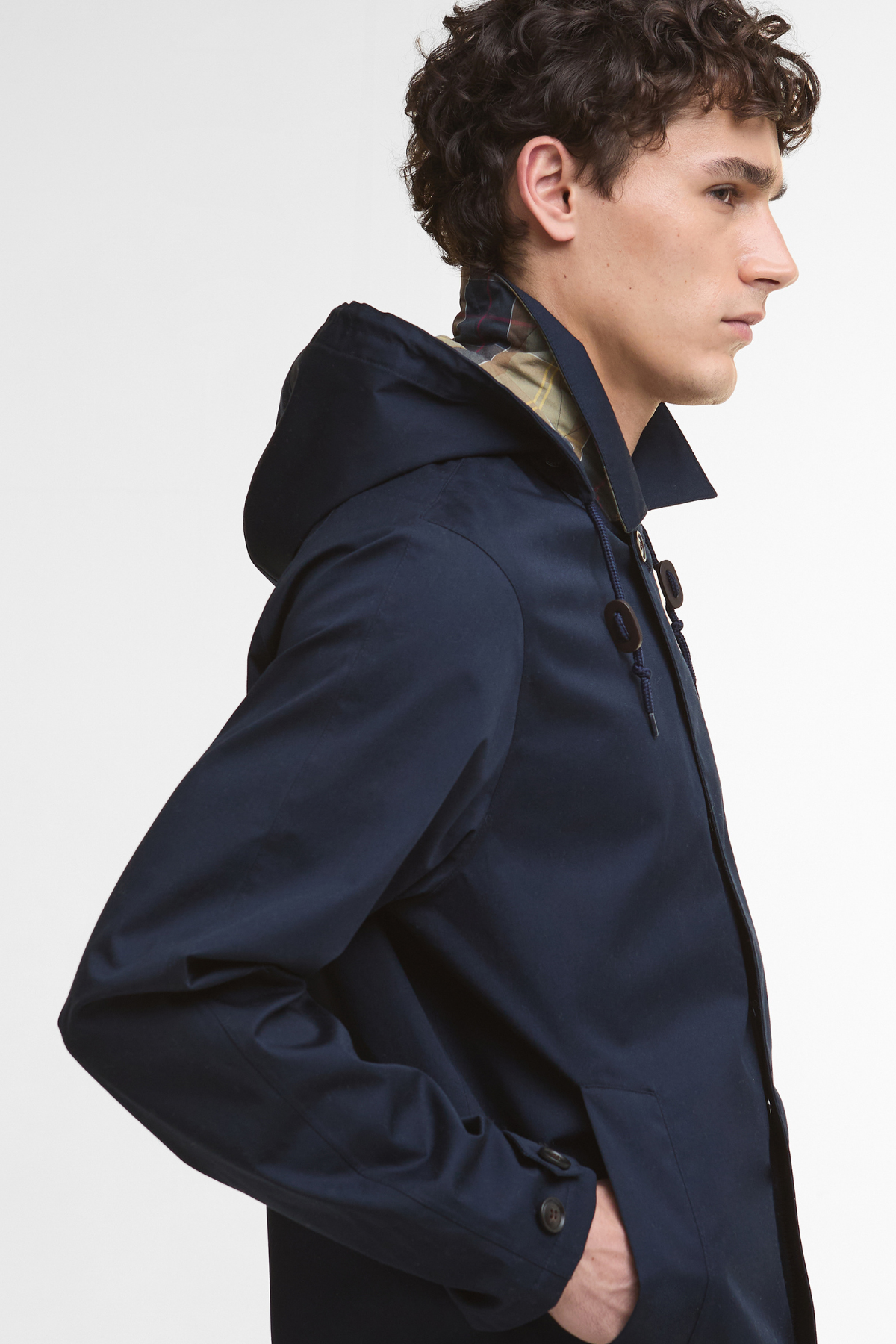 Barbour Lorig Mac Waterproof Ceket NY71 Navy