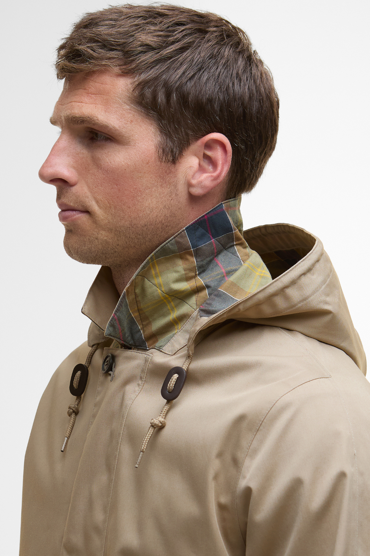 Barbour Lorig Mac Waterproof Ceket ST71 Washed Stone
