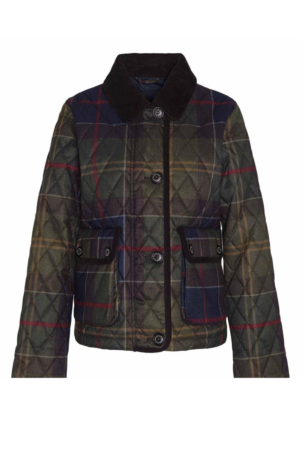 Barbour Loudon Kapitone Ceket TN14 Classic Tartan
