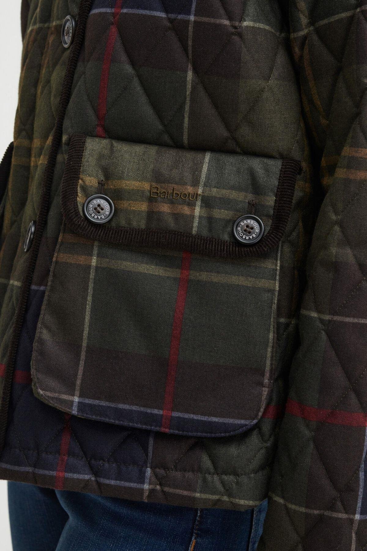 Barbour Loudon Kapitone Ceket TN14 Classic Tartan
