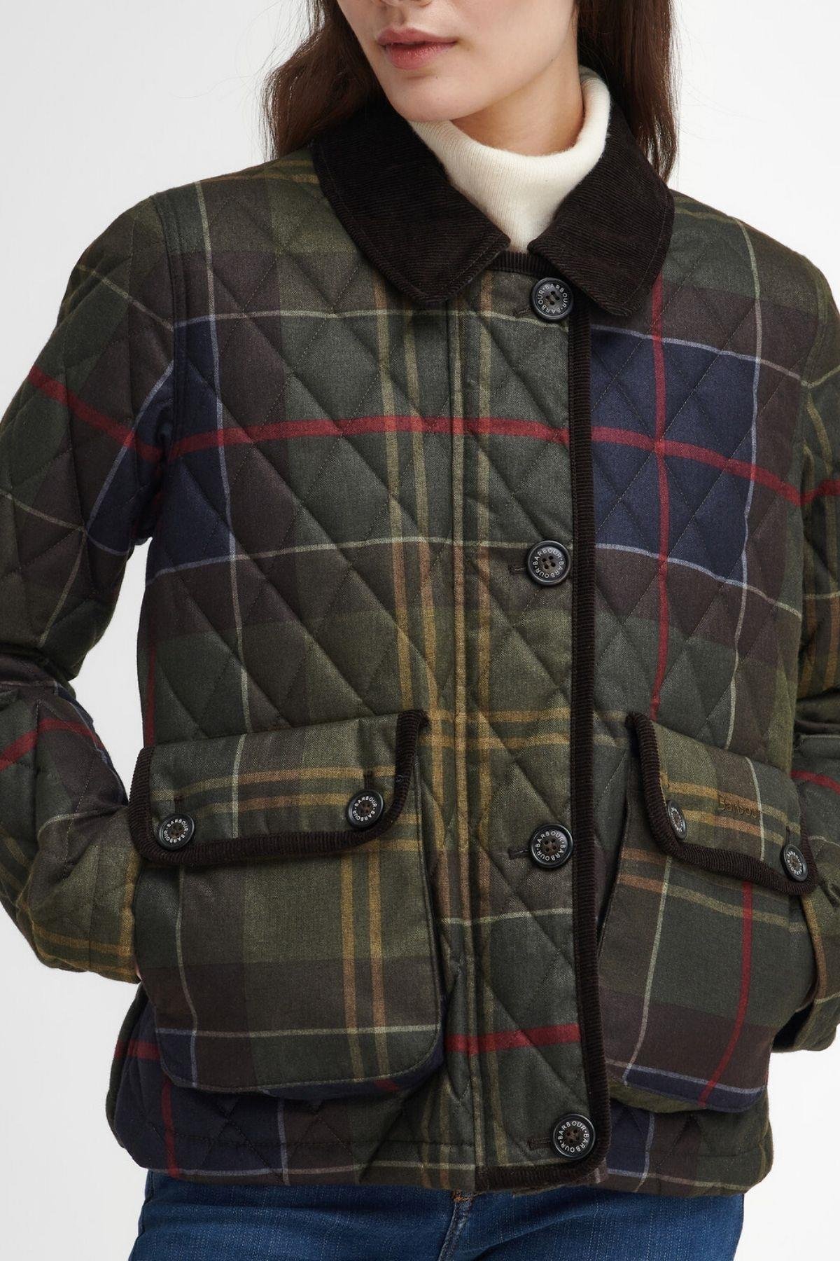 Barbour Loudon Kapitone Ceket TN14 Classic Tartan