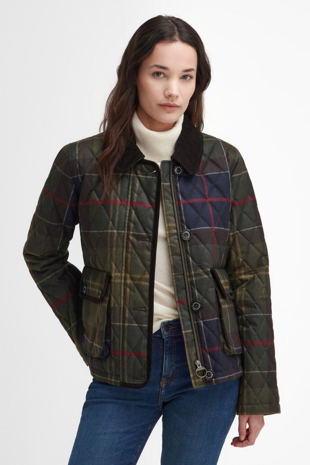 Barbour Loudon Kapitone Ceket TN14 Classic Tartan