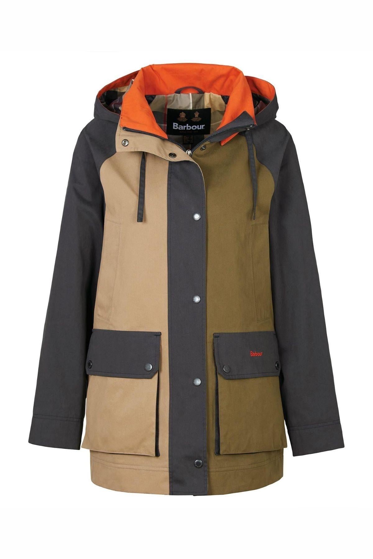 Barbour Lowland Patch Beadnell Waterproof Ceket NY91 Dk. Navy