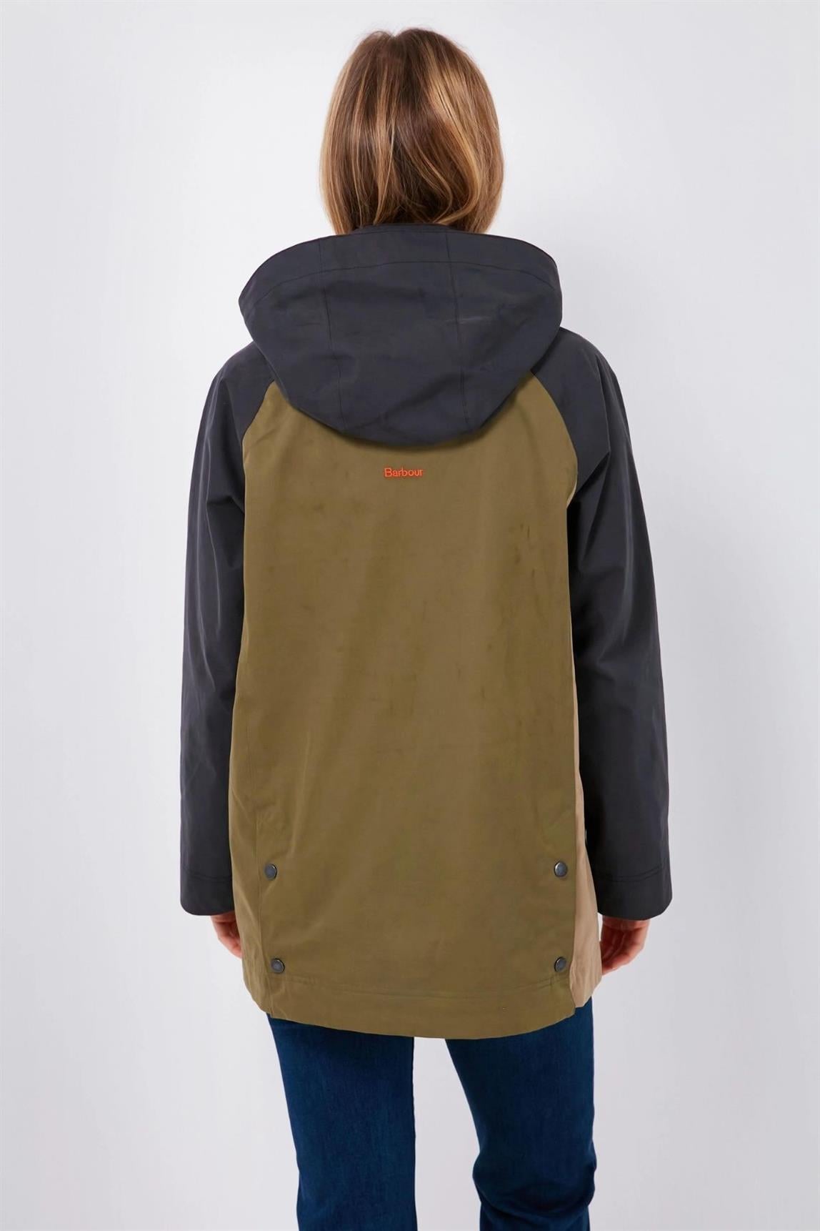 Barbour Lowland Patch Beadnell Waterproof Ceket NY91 Dk. Navy
