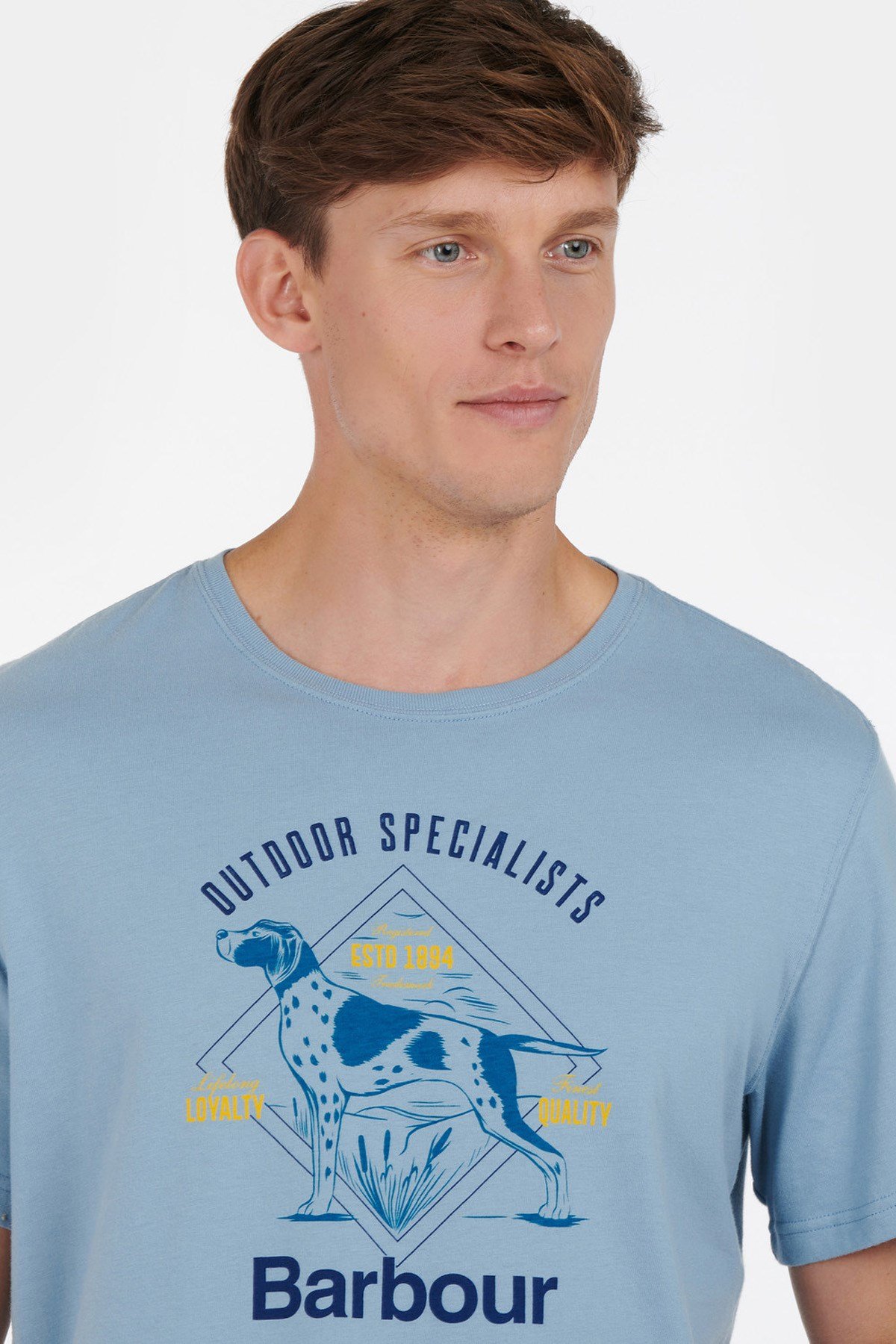 Barbour Loyal Tee BL34 Powder Blu